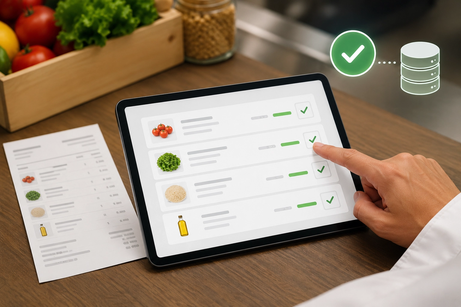 User validating extracted delivery receipt data before export